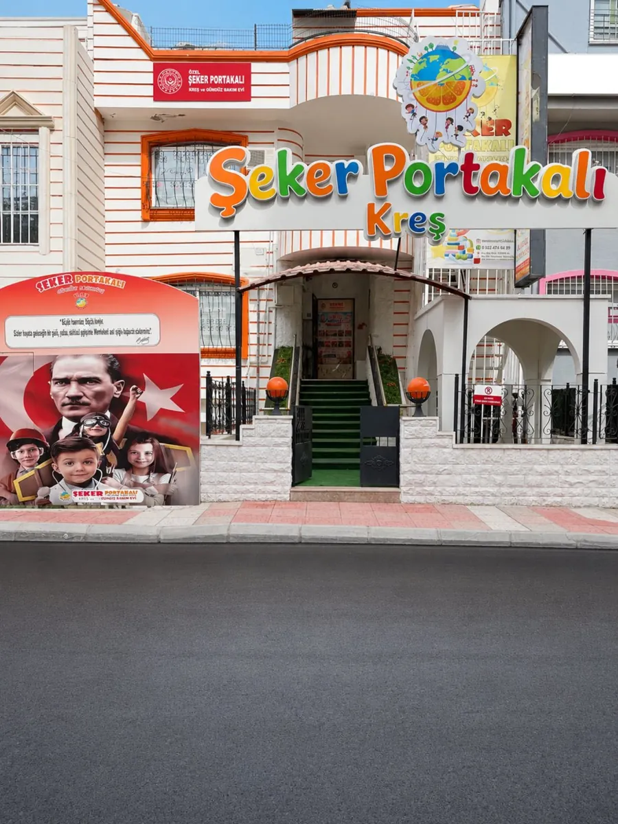 Şeker Portakalı Kreş binasının dış cephesi